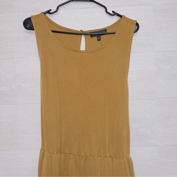 Eloquii NWT Women's Plus Size 16 Camel Tan Sleeveless Tie Back Wide Leg Jumpsuit - Picture 4 of 8